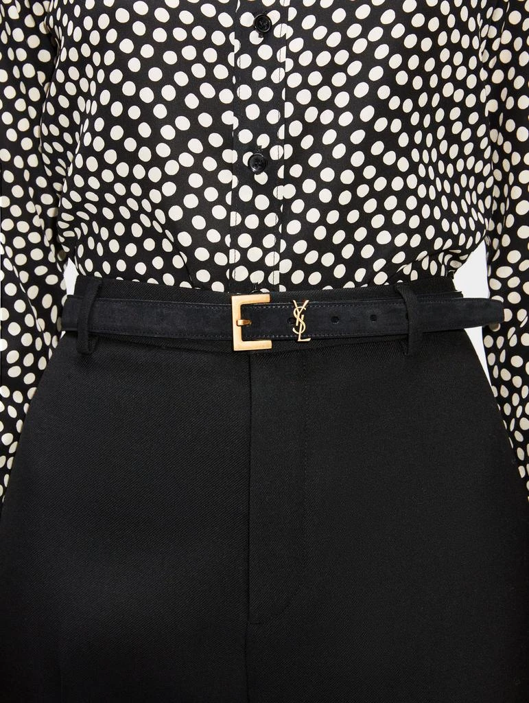 商品Yves Saint Laurent|Saint Laurent Logo Belt,价格¥3448,第2张图片详细描述