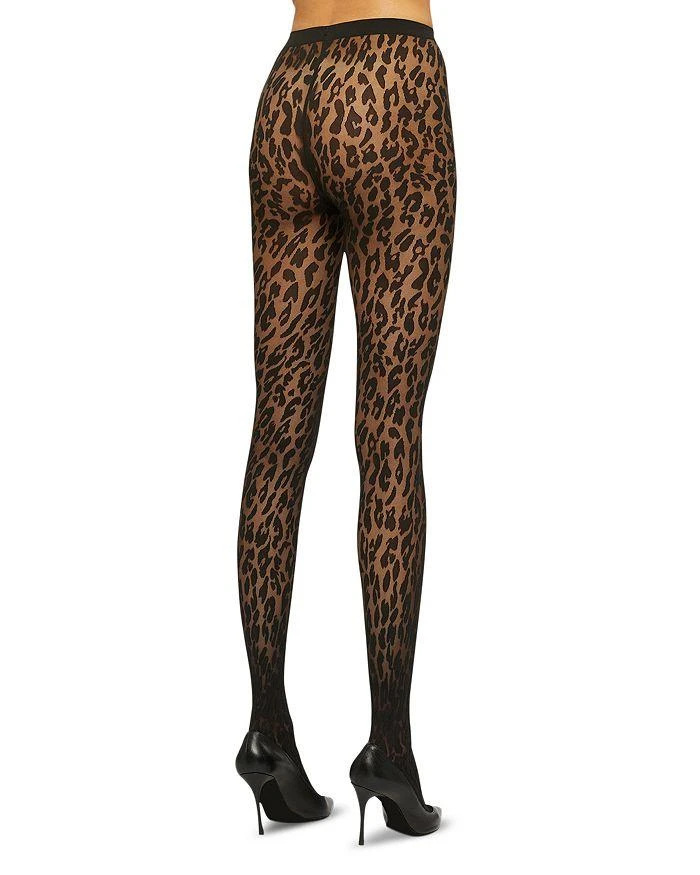 商品Wolford|Matte Leopard Print Tights,价格¥403,第2张图片详细描述