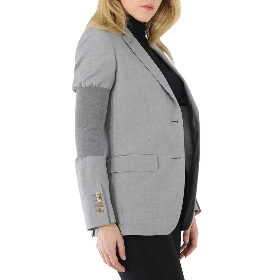 商品Burberry|Ladies Ribbed-panel Single-breasted Wool Blazer Jacket,价格¥2239,第2张图片详细描述