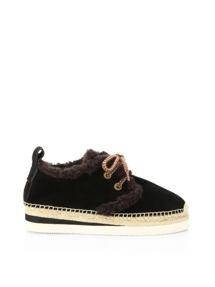 商品See by Chloé|Glyn Suede Espadrille Sneakers,价格¥750,第5张图片详细描述