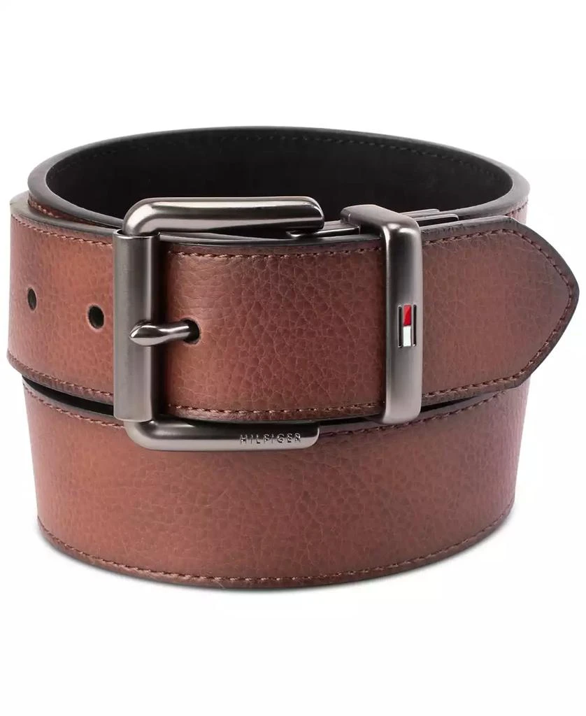 商品Tommy Hilfiger|Men’s Two-In-One Reversible Casual Matte and Pebbled Belt,价格¥401,第1张图片