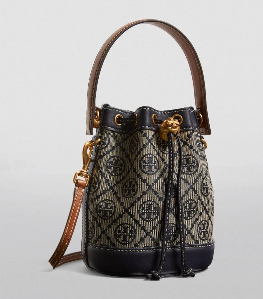 商品Tory Burch|Mini Jacquard T Monogram Bucket Bag,价格¥4011,第3张图片详细描述