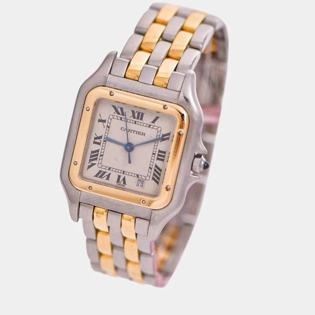 商品[二手商品] Cartier|Cartier Panthère Medium Model Steel & Yellow Gold Watch W2PN0007,价格¥38289,第2张图片详细描述