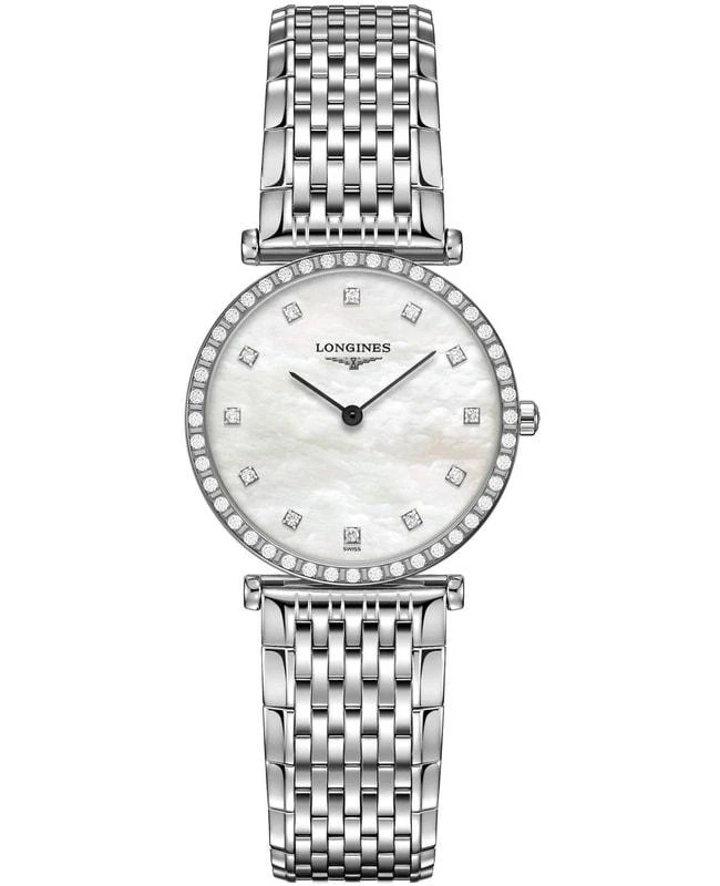 商品Longines|Longines La Grande Classique Quartz Mother of Pearl Dial Diamond Stainless Steel Women's Watch L4.523.0.87.C,价格¥26396,第1张图片