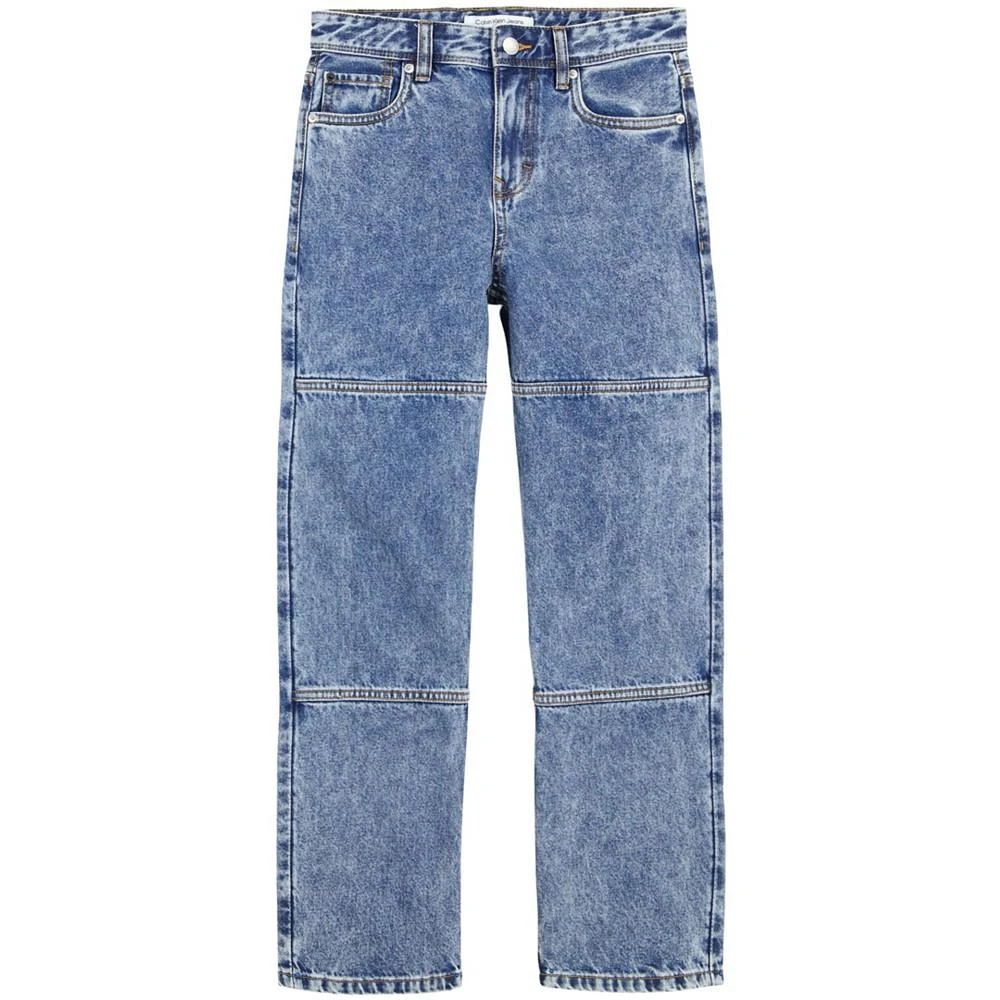 商品Calvin Klein|Big Boys Stonewash Utility Denim Jeans,价格¥113,第1张图片