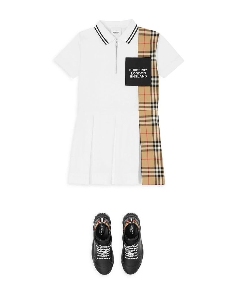 商品Burberry|Girls' Serena Piqué Polo Shirt Dress - Baby, Little Kid, Big Kid,价格¥1422,第2张图片详细描述