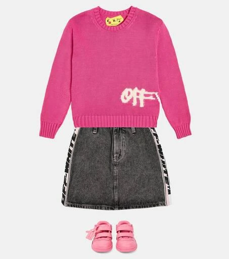 商品Off-White|Logo棉质混纺毛衣,价格¥1635,第2张图片详细描述