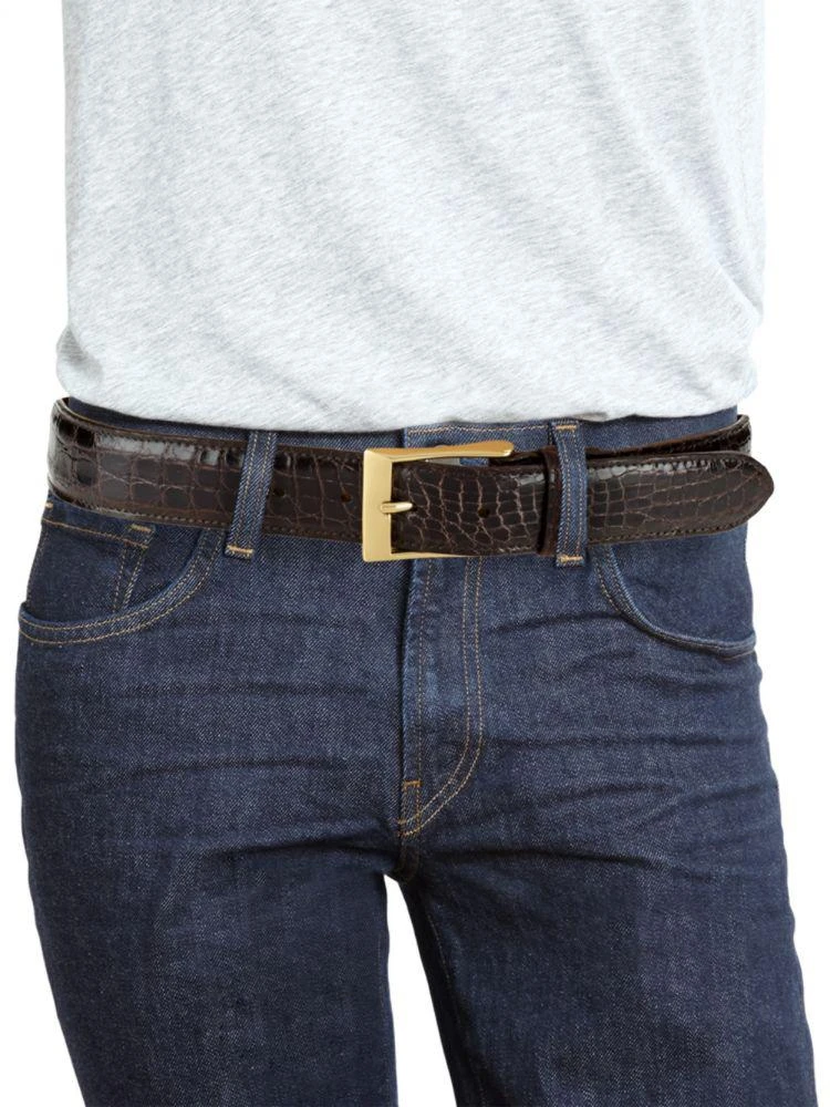 商品Saks Fifth Avenue|Crocodile Leather Belt,价格¥958,第3张图片详细描述