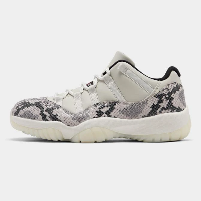 商品Jordan|男士 Air Jordan Retro 11 Low LE 白蛇纹,价格¥335,第1张图片