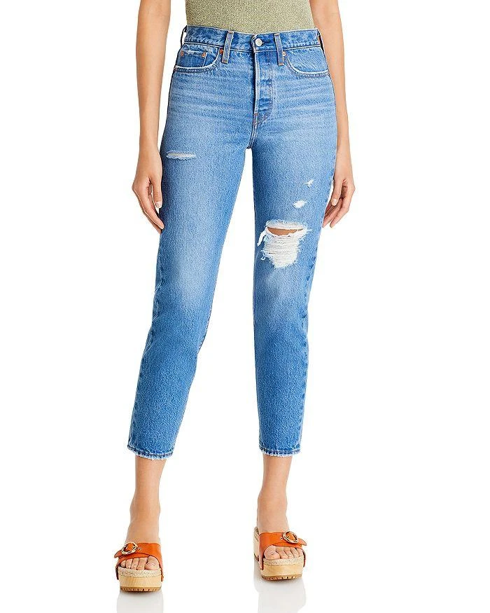 商品Levi's|Wedgie Icon Fit High Rise Ankle Straight Leg Jeans in Athens Asleep,价格¥733,第1张图片