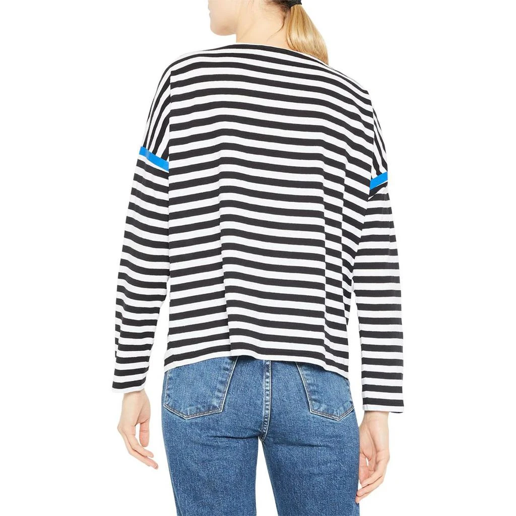 商品Theory|Theory Womens Linen Blend Drop Shoulder T-Shirt,价格¥326,第2张图片详细描述