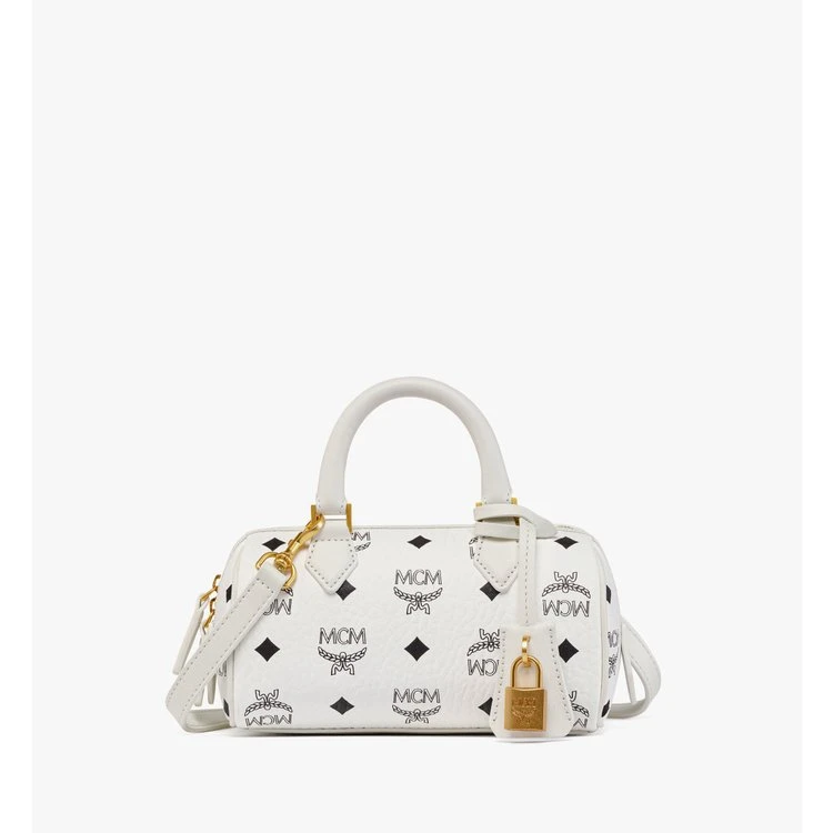商品MCM|MCM 白色女士手提包 MWBESEA01WT,价格¥3554,第1张图片
