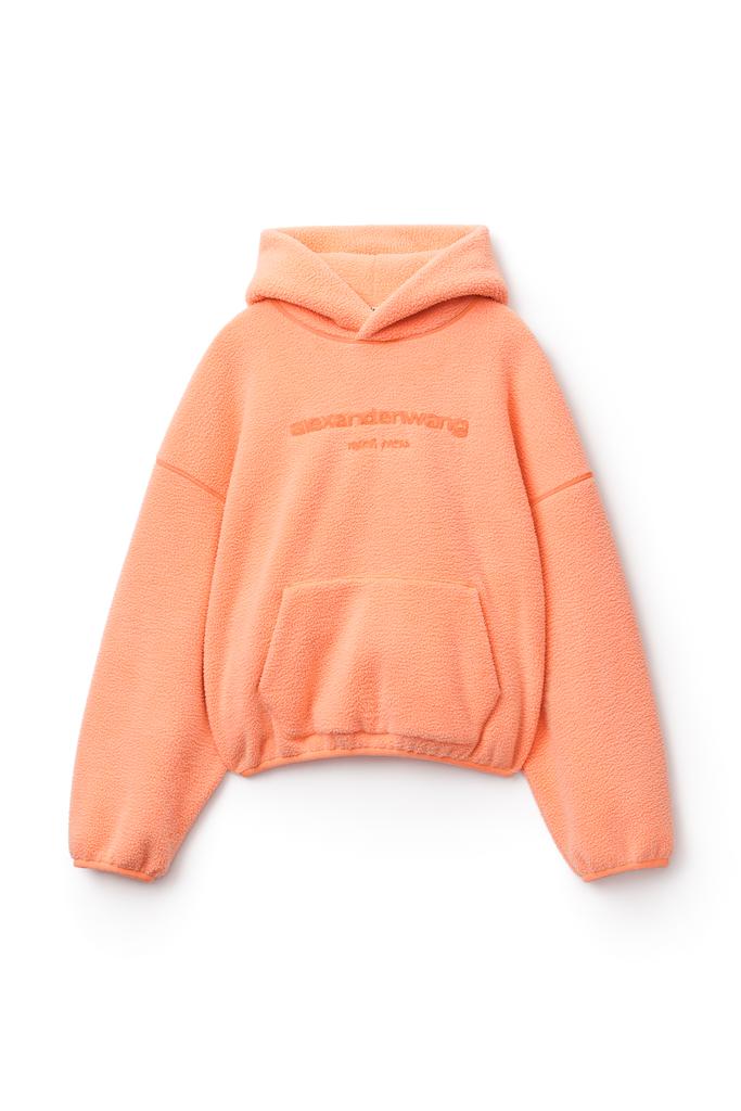 HOODED SWEATSHIRT IN TEDDY FLEECE商品第1张图片规格展示