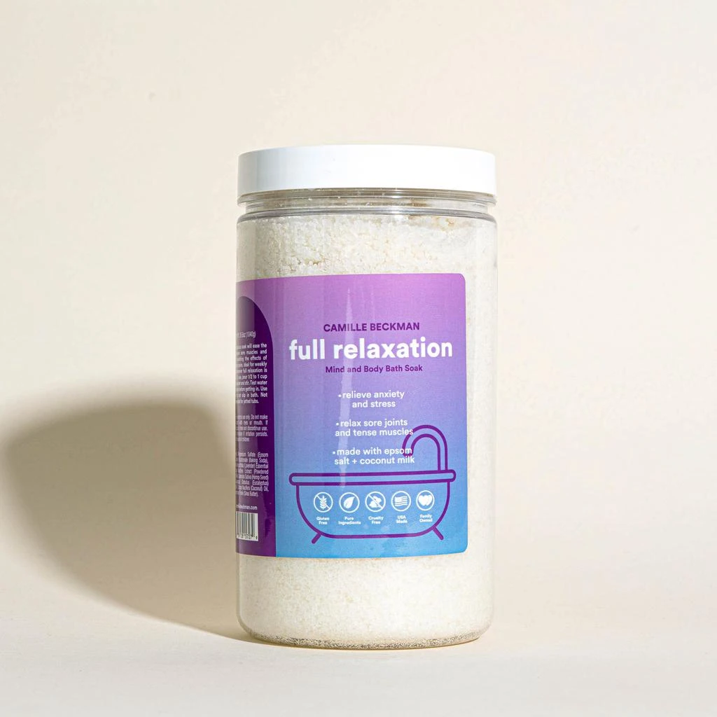 商品Camille Beckman|Bath Soak - Full Relaxation - Mind and Body Bath Soak 36oz,价格¥181,第1张图片