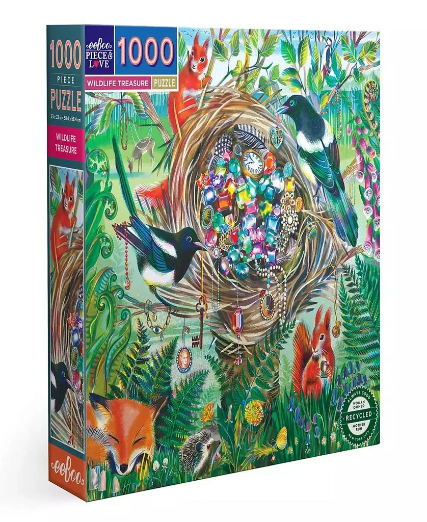 商品Eeboo|Piece Love Wildlife Treasure Puzzle,价格¥173,第1张图片