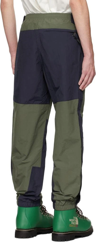 商品Gucci|Green & Blue The North Face Edition Lightweight Techno Track Pants,价格¥7580,第3张图片详细描述