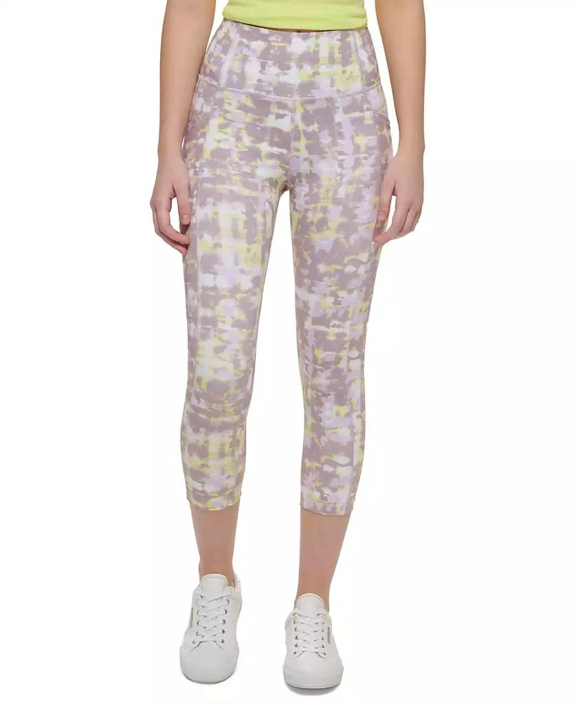 商品Calvin Klein|Calvin Klein Women's Sport Printed Super High Waist Leggings,价格¥178,第5张图片详细描述