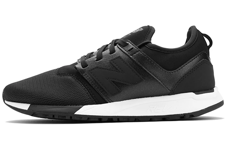 商品[国内直发] New Balance|NB 247 舒适 复古 网布防滑轻便 低帮 训练跑步鞋 女款 黑白,价格¥523,第1张图片