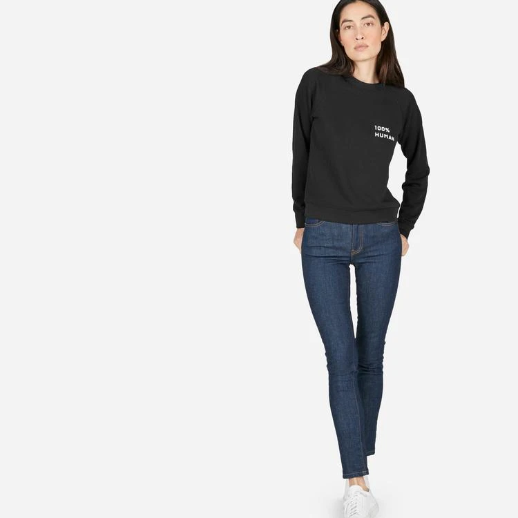 商品Everlane|The 100% Human 毛巾绒短款卫衣-小号字体,价格¥332,第4张图片详细描述