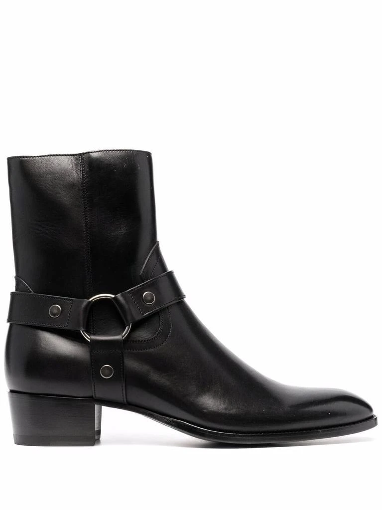 商品Yves Saint Laurent|Wyatt harness boots,价格¥7771,第1张图片