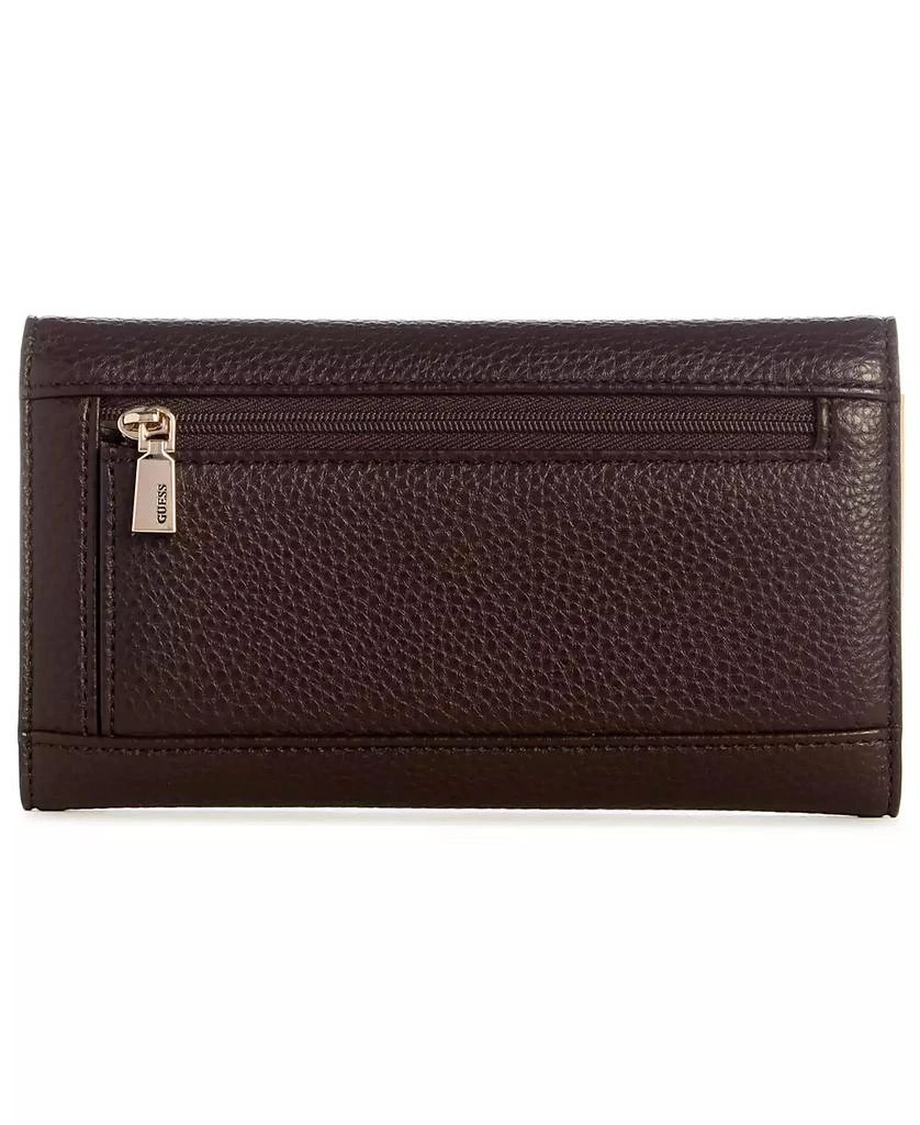 商品GUESS|Women's Lyndi Slim Trifold Wallet,价格¥166,第2张图片详细描述