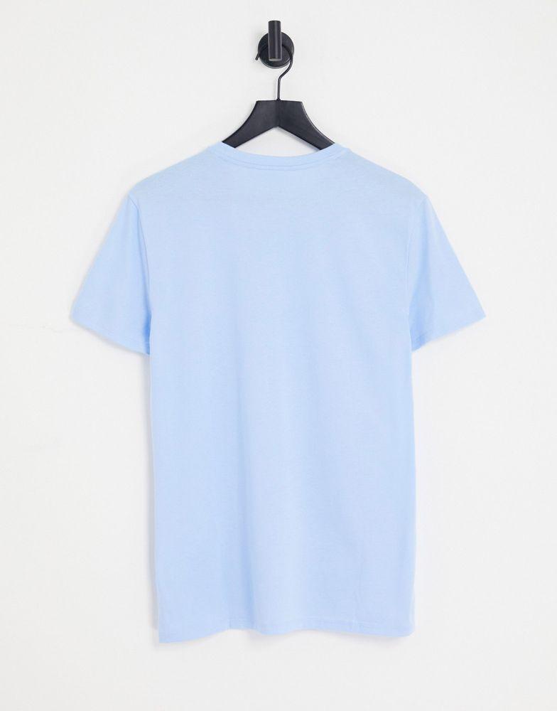 Lacoste logo t-shirt in blue商品第2张图片规格展示