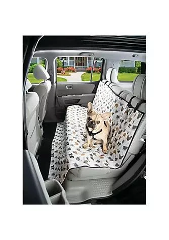 商品belk|Waterproof Paw Print Theme Seat Cover   Brown White,价格¥285,第1张图片