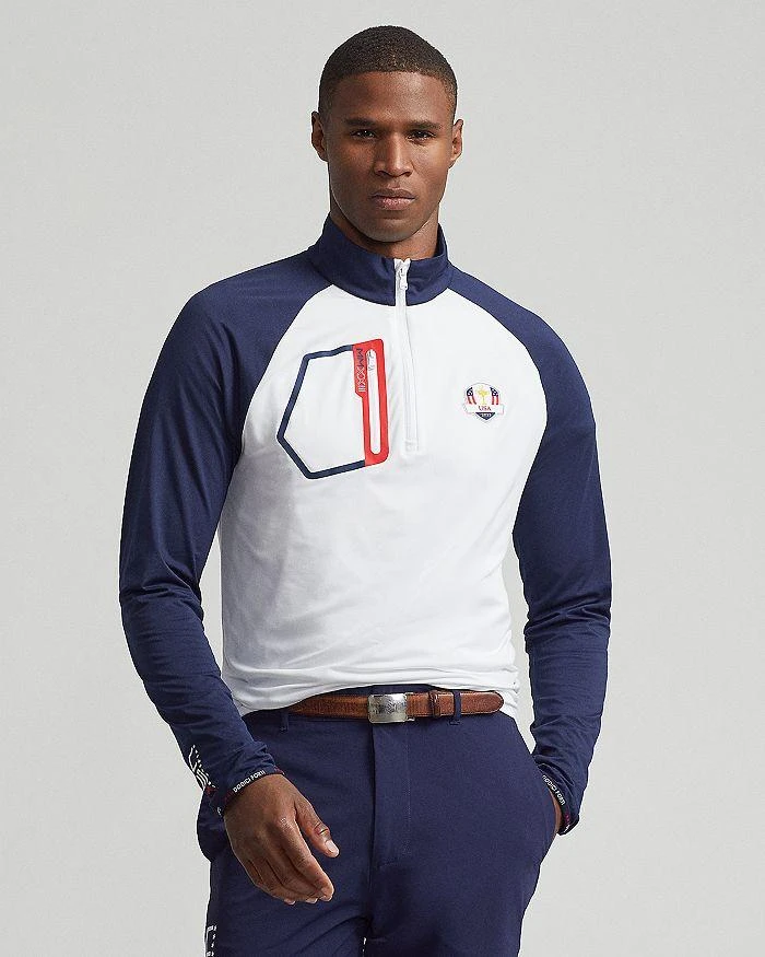 商品Ralph Lauren|RLX Ralph Lauren U.S. Ryder Cup Performance Golf Pullover,价格¥837,第1张图片