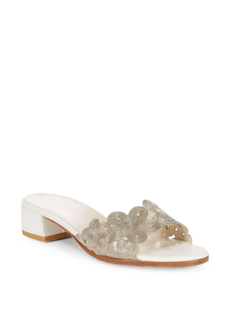 商品Stuart Weitzman|June Florette Floral Slides,价格¥1180,第1张图片