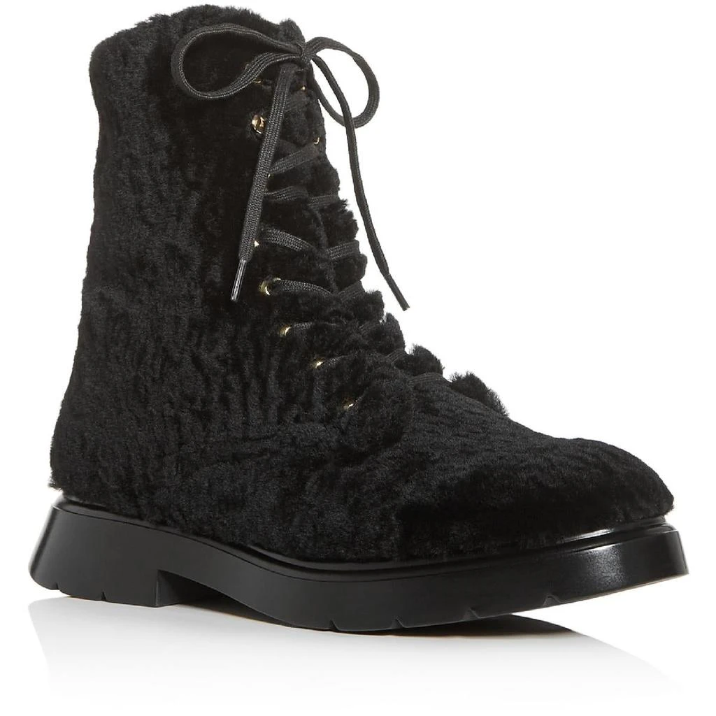 商品Stuart Weitzman|Stuart Weitzman Womens McKenzee Leather Lace Up Combat Boots,价格¥904,第2张图片详细描述