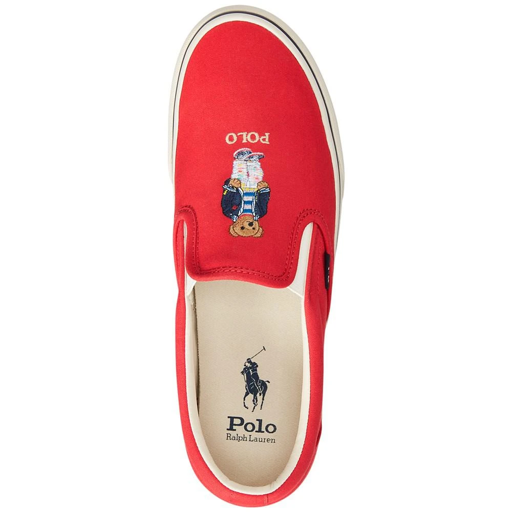 商品Ralph Lauren|Men's Keaton Polo Bear Canvas Sneaker,价格¥594,第4张图片详细描述