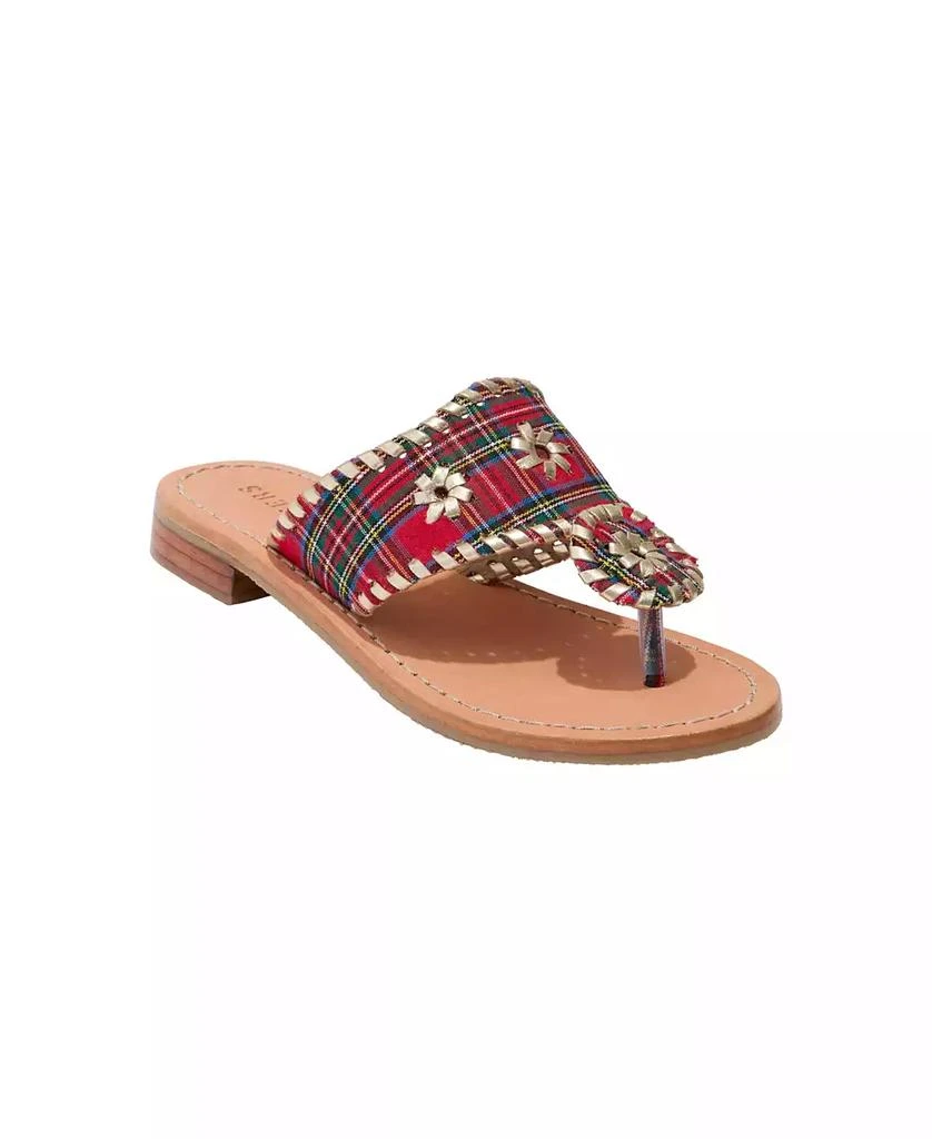 商品Jack Rogers|Big Girls Jacks Gum Rubber Sole Flat Sandals,价格¥434,第1张图片