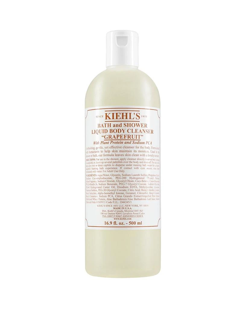 商品Kiehl's|Bath & Shower Liquid Body Cleanser in Grapefruit,价格¥457,第1张图片详细描述