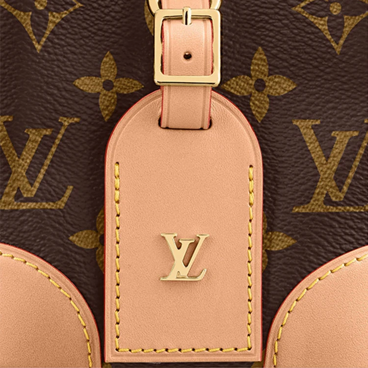 商品[国内直发] Louis Vuitton|NOE 经典老花满印 牛皮 水桶包烧卖包单肩斜挎包 女款 棕色,价格¥18148,第7张图片详细描述
