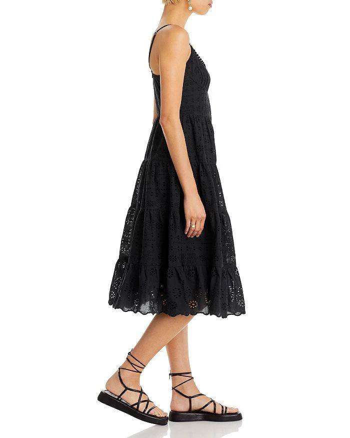 商品AQUA|Cotton Eyelet Midi Dress - 100% Exclusive,价格¥214,第5张图片详细描述