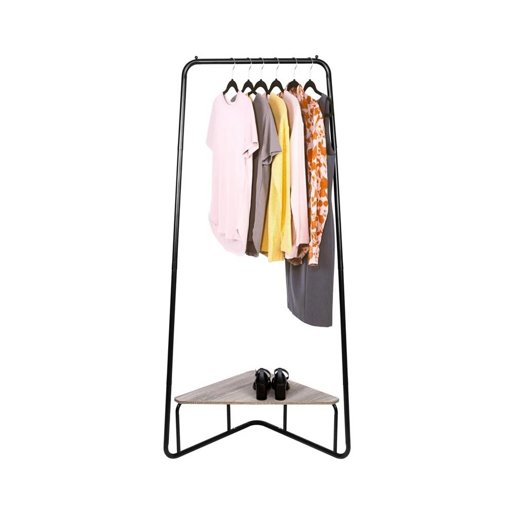 商品Richards Homewares|Corer Garment Rack with Wood Shelf,价格¥588,第1张图片