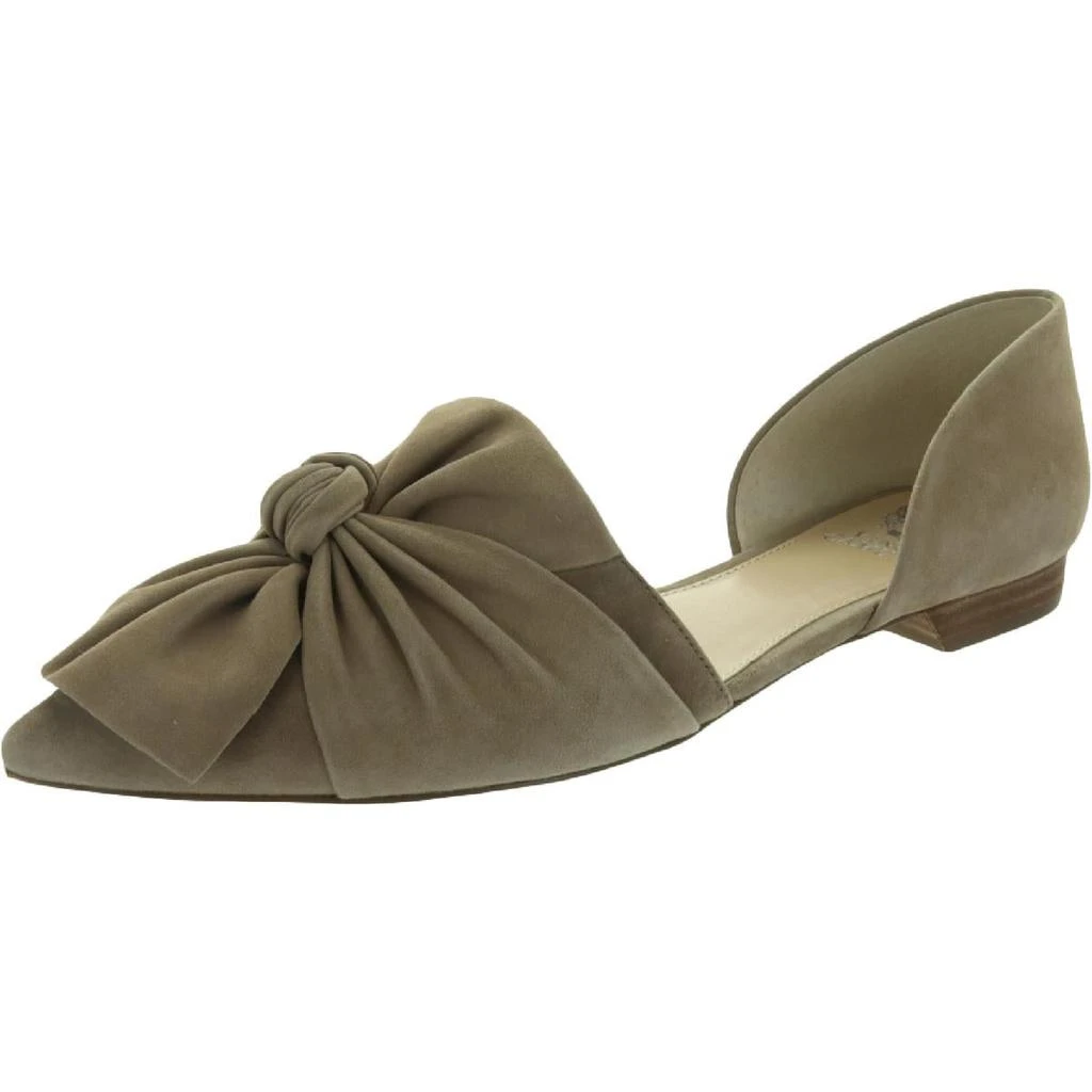 商品Vince Camuto|Vince Camuto Women's Moressa Bow Wrapped Pointed Toe D'Orsay Ballet Flats,价格¥100,第1张图片