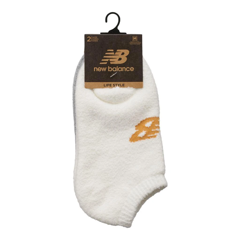 商品New Balance|Room Socks No Show 2 Pack,价格¥78,第3张图片详细描述