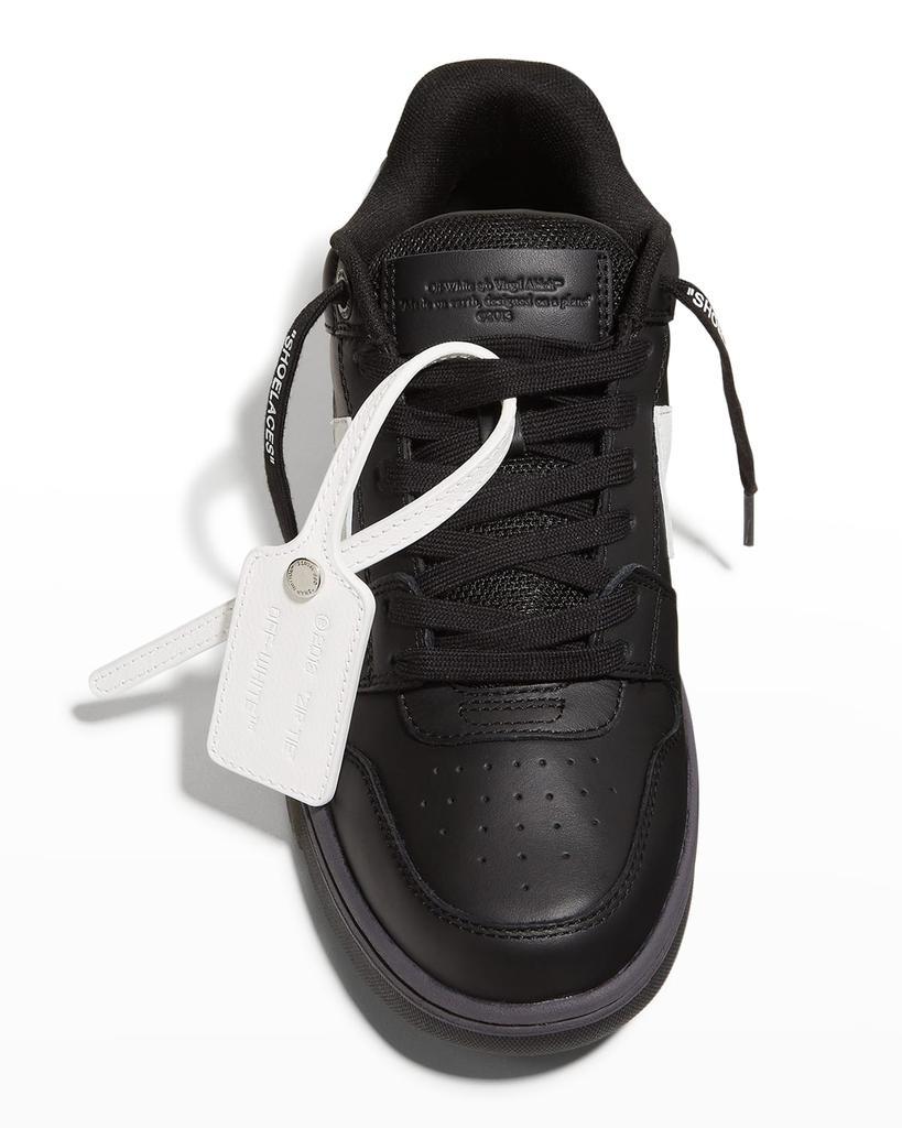 商品Off-White|Out Of Office Arrow Calfskin Sneakers,价格¥4155,第7张图片详细描述