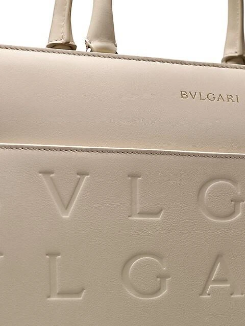 Bvlgari Logo Infinitum Leather Tote 商品