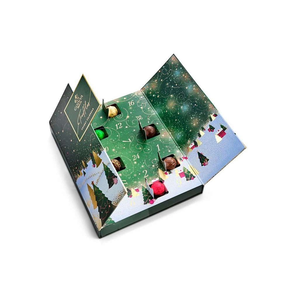 商品Godiva|Holiday Luxury Chocolate Truffles Advent Calendar, 24 Pieces,价格¥522,第4张图片详细描述