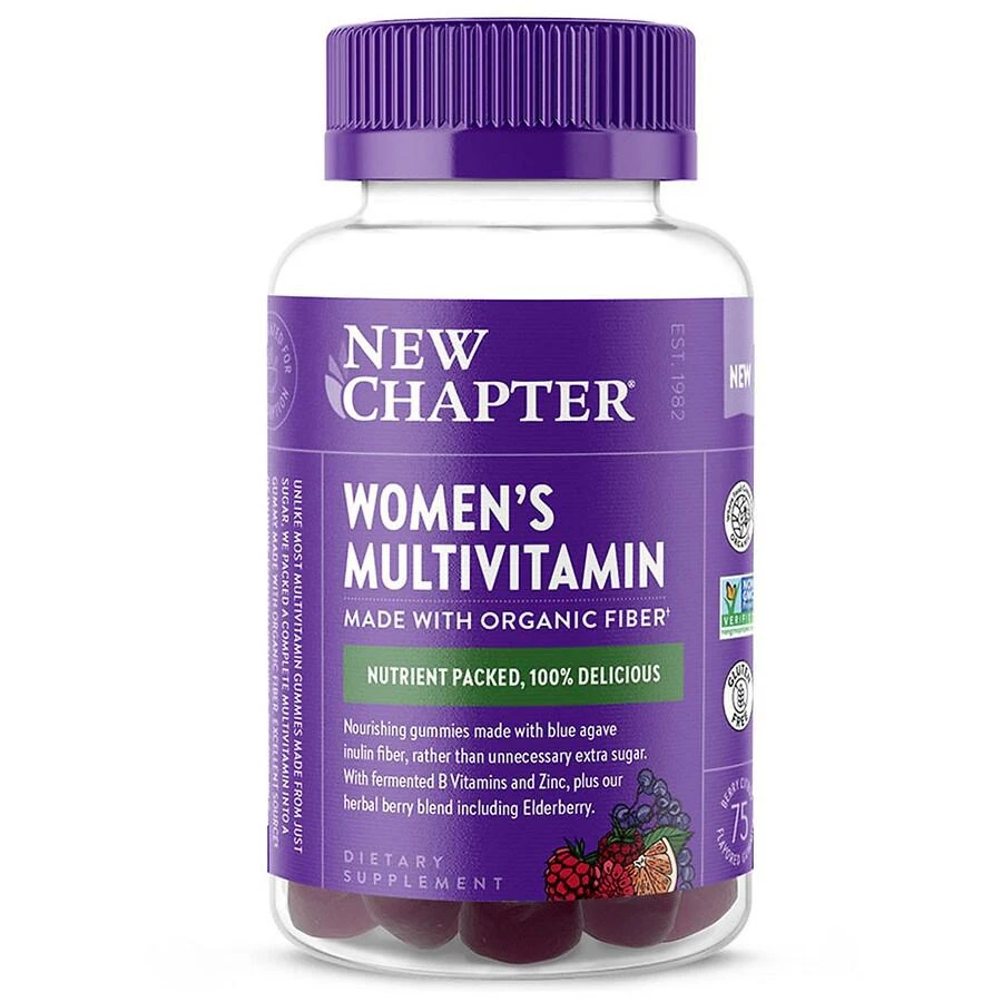 商品New Chapter|Women's Multivitamin Fiber Gummy,价格¥236,第1张图片