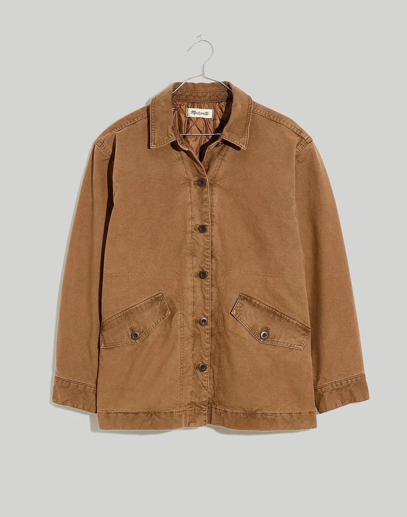 商品Madewell|Garment-Dyed Crockett Canvas Jacket,价格¥1230,第5张图片详细描述