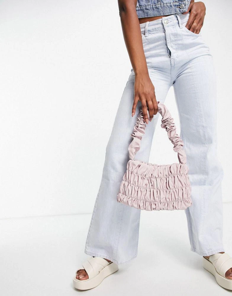商品ASOS|ASOS DESIGN ruching shoulder bag in blush,价格¥93,第2张图片详细描述