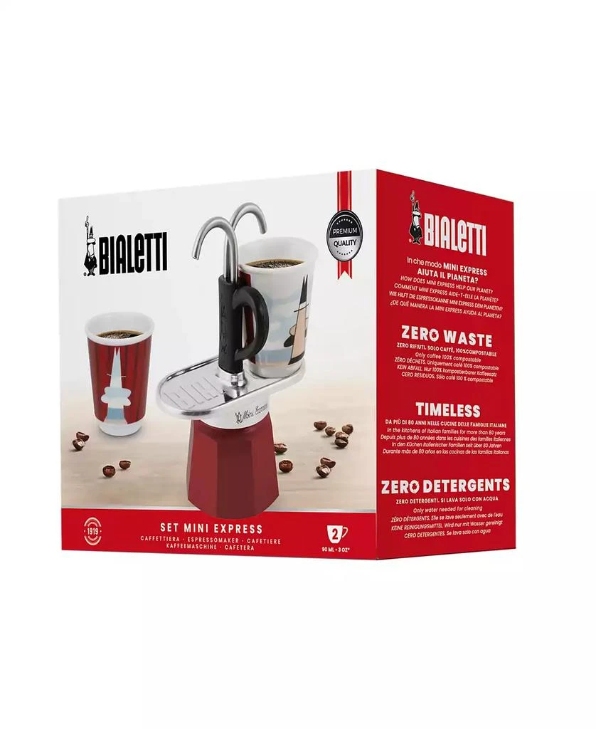 Set Mini Express "R" Magritte Plus 2 Bicc. 2.8 OZ Coffeemaker 商品
