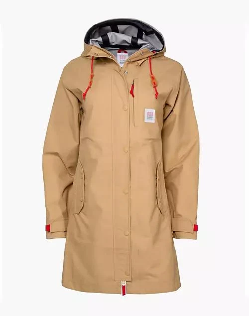 商品Topo Designs|Topo Designs® 3L W Tech Trench Raincoat 女款外套,价格¥1975,第1张图片详细描述