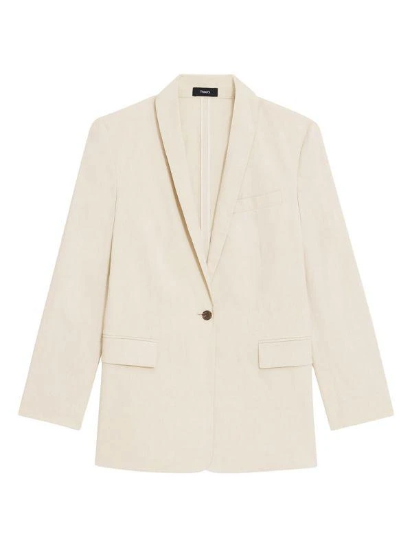 Rolled-Sleeve One-Button Blazer 商品