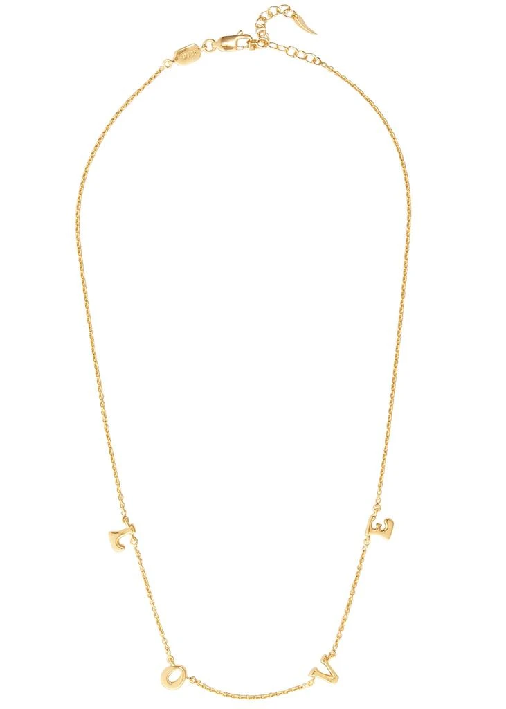 商品Missoma|Share The Love 18kt gold-pleated necklace,价格¥1447,第1张图片