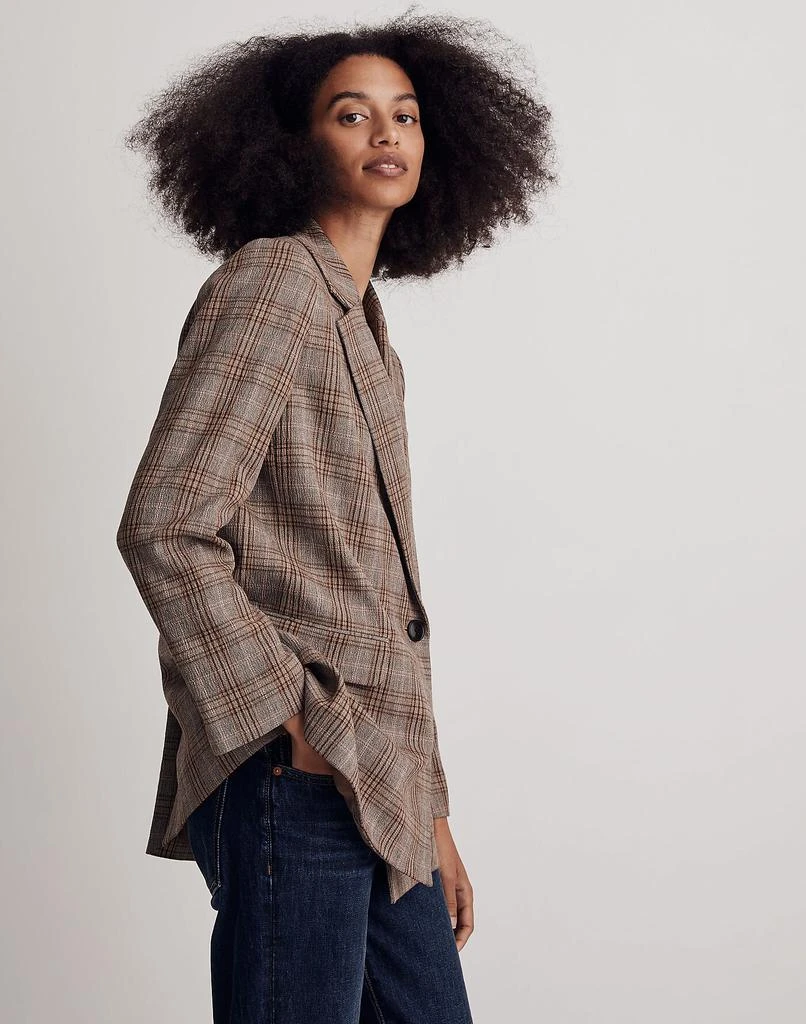 商品Madewell|Caldwell Double-Breasted Blazer in Wardlow Plaid,价格¥716,第2张图片详细描述