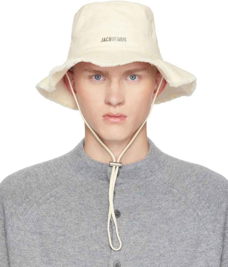 商品Jacquemus|Off-White 'Le bob Artichaut' Hat,价格¥1353,第1张图片